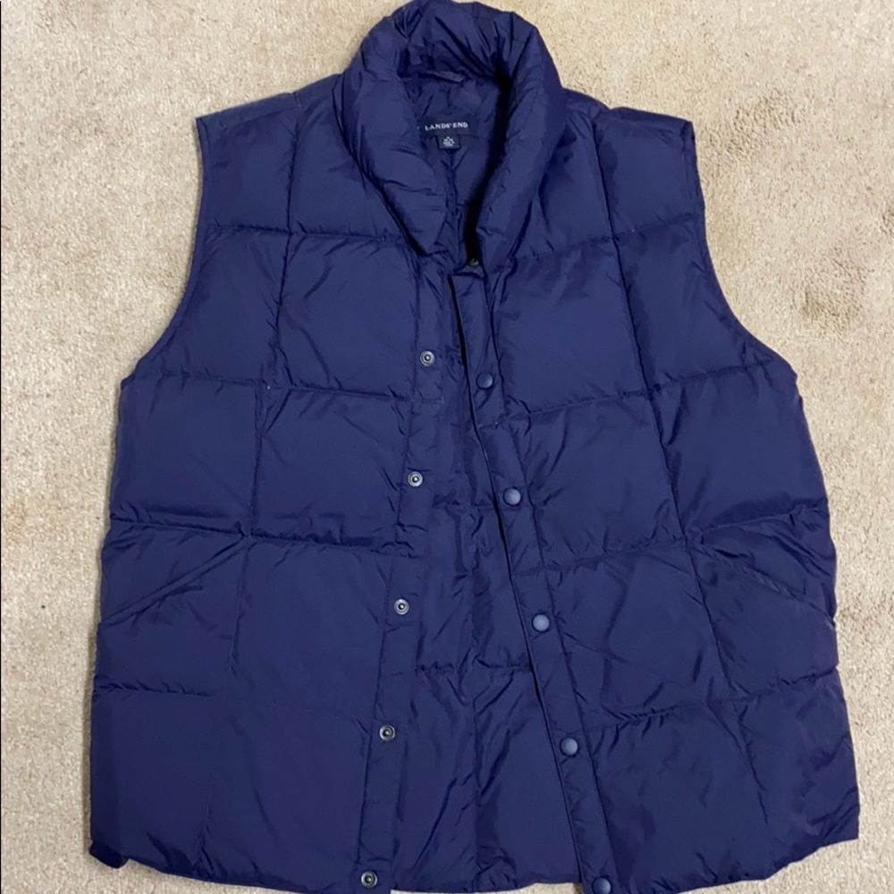 Mens Lands End Vest